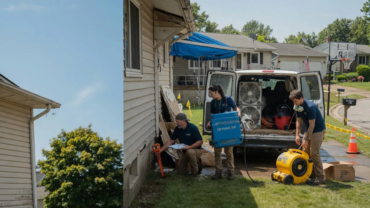 Ceiling Leak Cleanup in Oliver, PA near me
