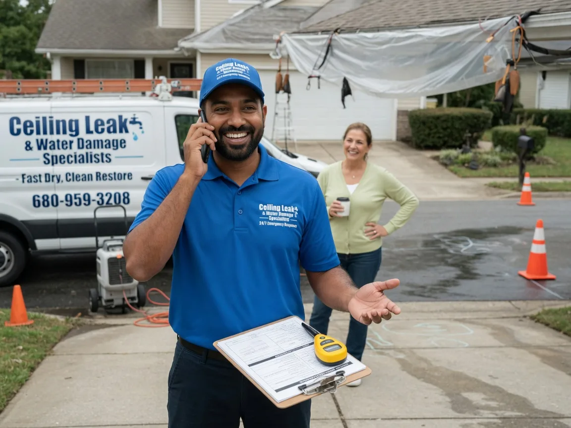 Ceiling Leak Cleanup Oliver, PA FAQs